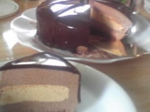 カフェ チョコのムースケーキ レシピ 作り方 By 純金カステラ 楽天レシピ